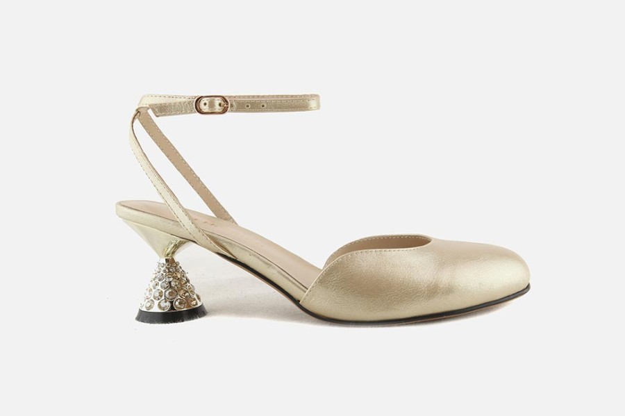 Women Noa Harmon | Noa Harmon - Nabichette Metallic Pumps On Labotte