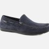 Men Mephisto | Mephisto - Algoras Bleu Loafers On Labotte