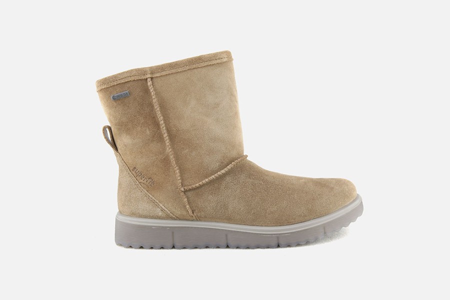Girls Superfit | Superfit - Lora Camel Gtx Ankle Boots On Labotte