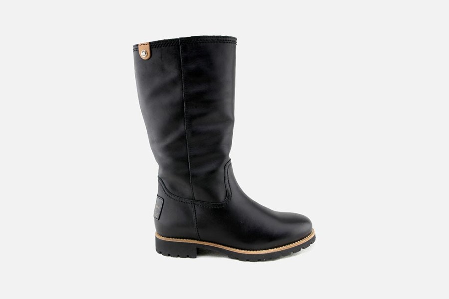 Women Panama Jack | Panama Jack - Bambina Travel Noir Igloo Boots On Labotte