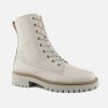 Women Paul Green | Paul Green - Paxton Ivoire Lace-Up Boots On Labotte