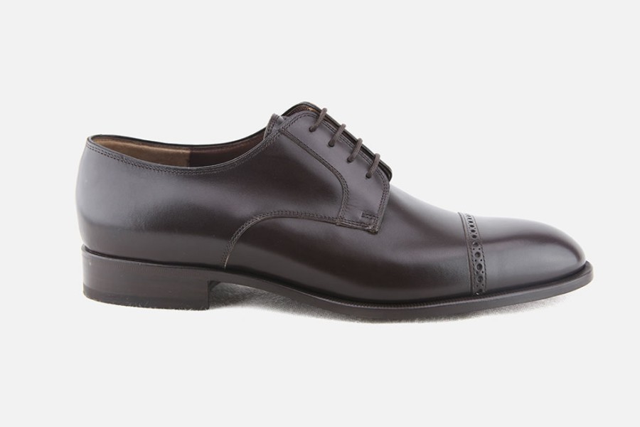 Men Fratelli Rossetti | Fratelli Rossetti - Ruggero Marron Derbies On Labotte