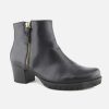 Women Gabor | Gabor - Jukebox Lisse Noir Ankle Boots On Labotte