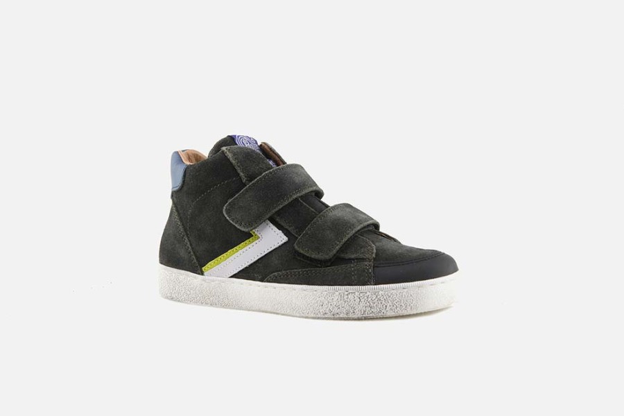 Boys Romagnoli | Romagnoli - Nino Scratch Forest Velcro Shoes On Labotte