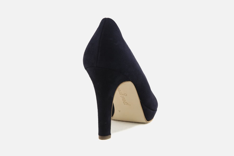 Women Paul Green | Paul Green - Prince Daim Bleu Pumps On Labotte