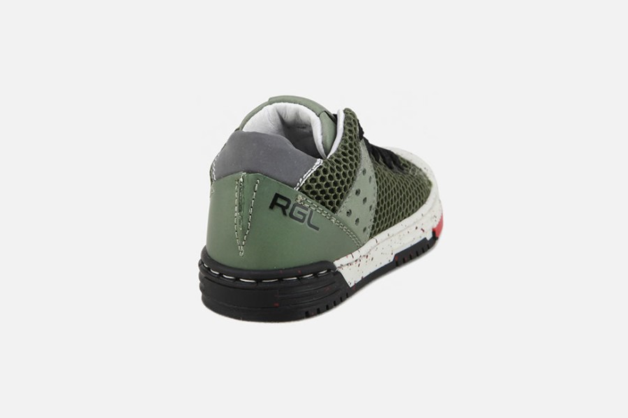 Boys Romagnoli | Romagnoli - Melchior Kaki Lace-Up Boots On Labotte
