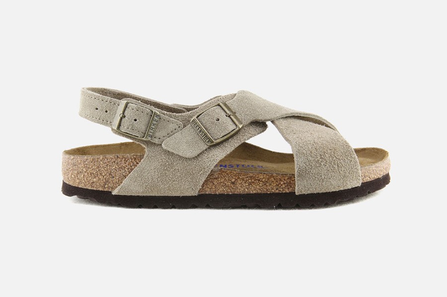 Women Birkenstock | Birkenstock - Tulum Sfb Taupe Sandals On Labotte