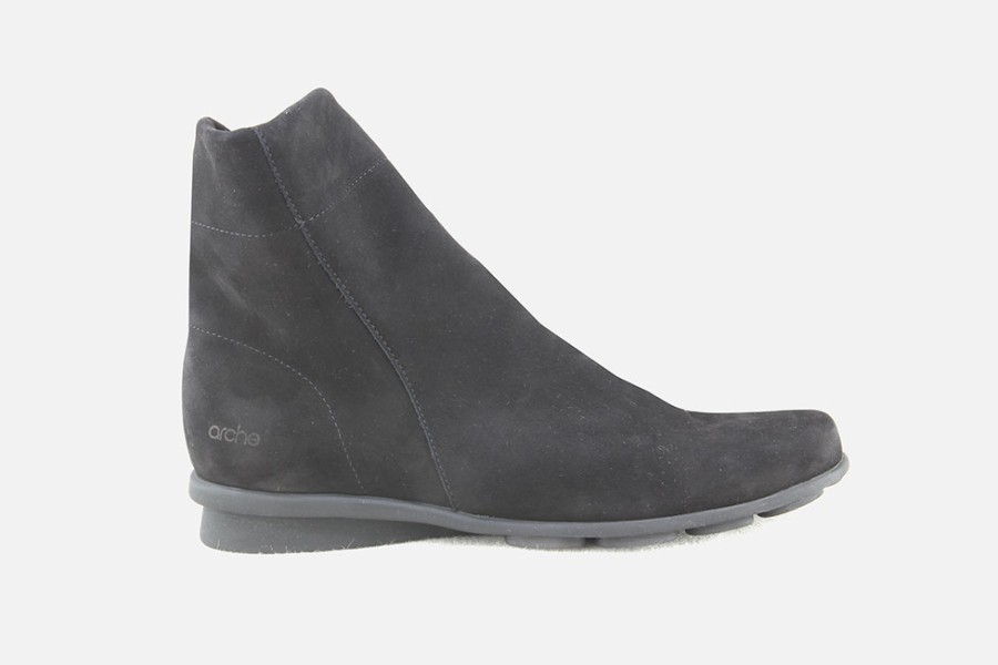 Women Arche | Arche - Deniki Noir Ankle Boots On Labotte