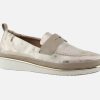 Women Xsa | Xsa - Ensemble Or Beige Loafers On Labotte