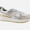 Women Moa Concept | Moa Concept - Moa Futura Running Metallic Sneakers On Labotte