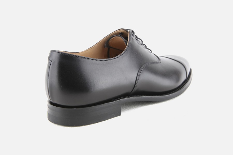 Men Crockett & Jones | Crockett & Jones - Connaught 2 Black City Sole Oxfords On Labotte