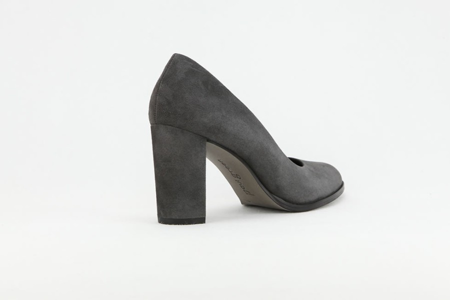 Women Paul Green | Paul Green - Pivoine D Gris Pumps On Labotte