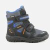 Boys Superfit | Superfit - Bernina Noir Multi Velcro Shoes On Labotte