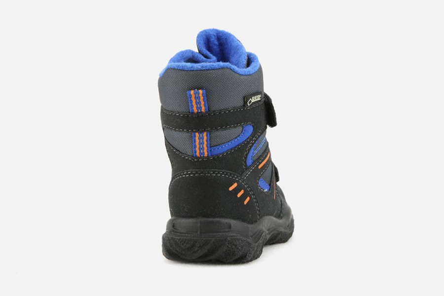 Boys Superfit | Superfit - Bernina Noir Multi Velcro Shoes On Labotte