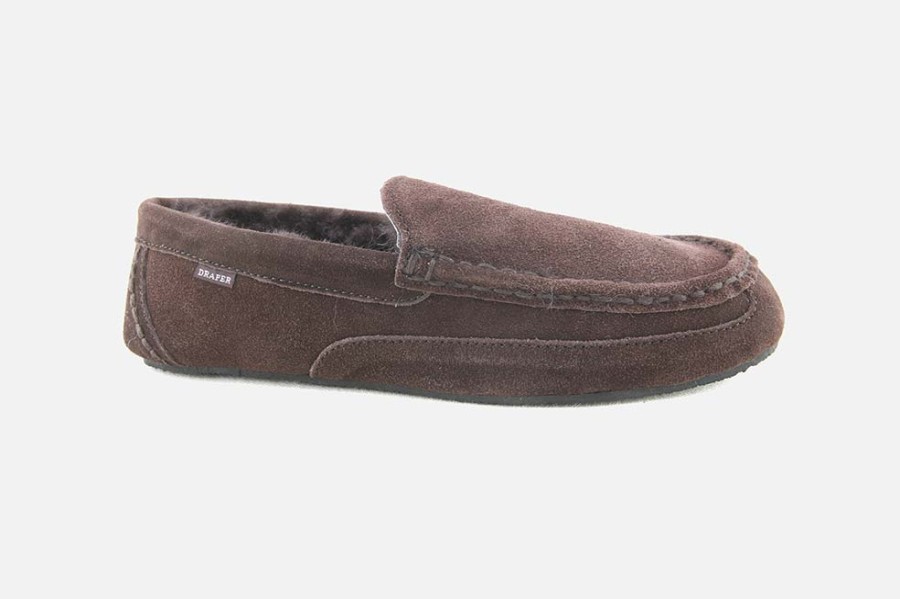 Men Draper | Draper - Stratford Choco Low Slippers On Labotte