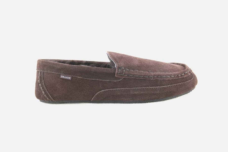 Men Draper | Draper - Stratford Choco Low Slippers On Labotte