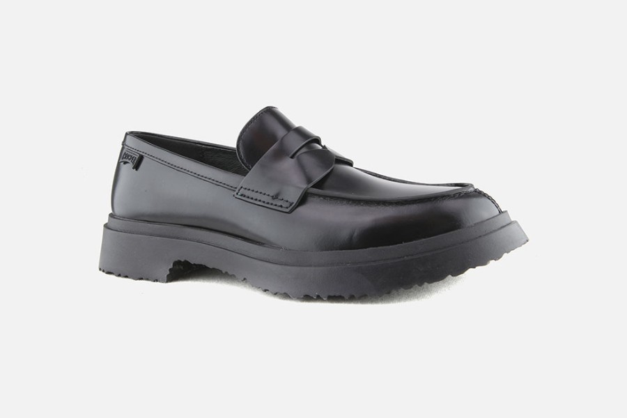 Men Camper | Camper - Walden Moc Black Man Loafers On Labotte