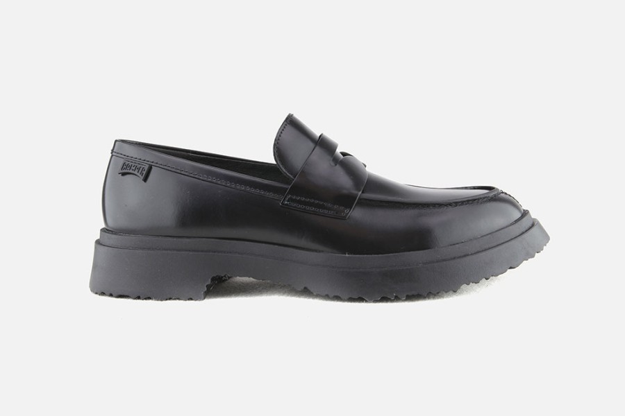 Men Camper | Camper - Walden Moc Black Man Loafers On Labotte