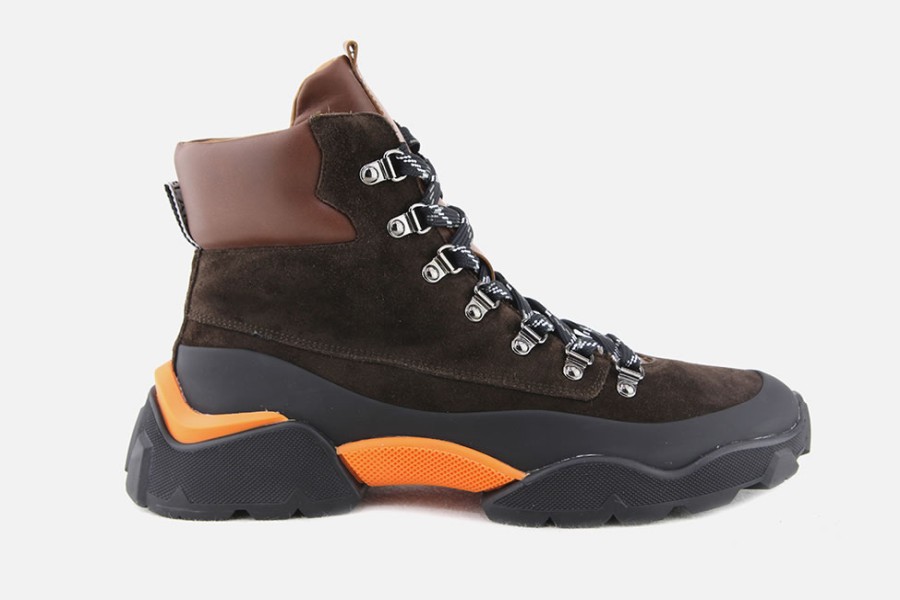 Men Voile Blanche | Voile Blanche - Cat 02 Trek Hi Brown Lace-Up Boots On Labotte