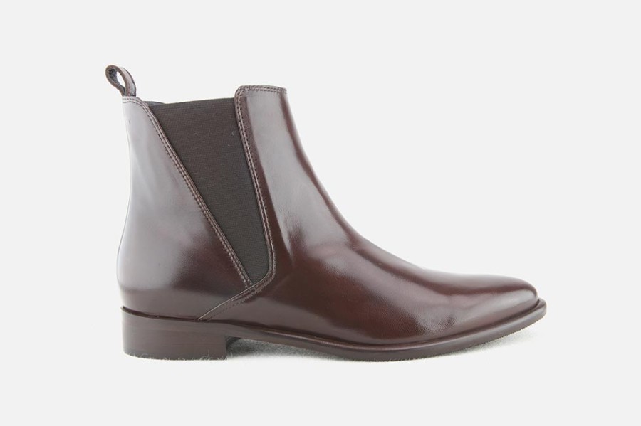 Women Lorenzo Masiero | Lorenzo Masiero - Lyon Chataigne Antic Ankle Boots On Labotte