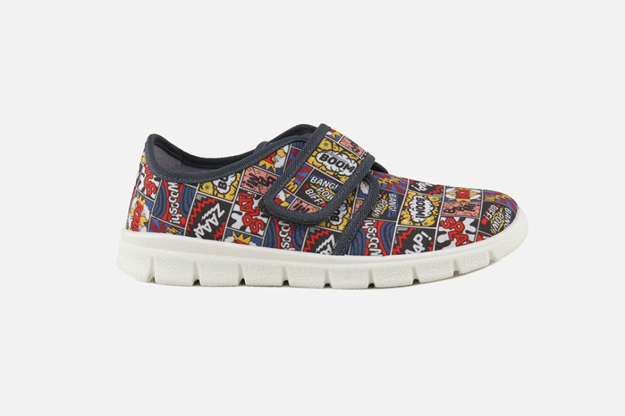Girls Superfit | Superfit - Cartoon Multi Low Slippers On Labotte