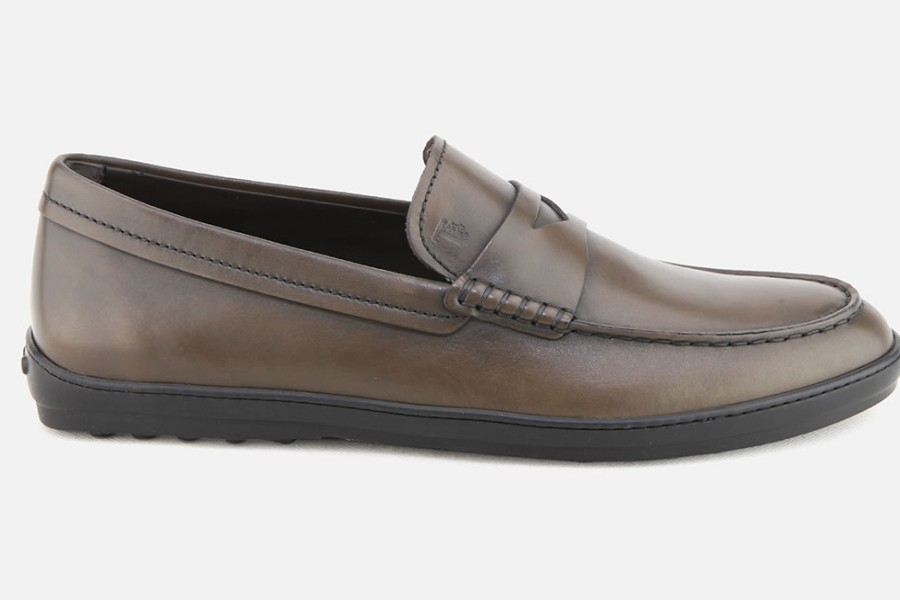 Men Tod's | Tod'S - Marzo Brown Loafers On Labotte