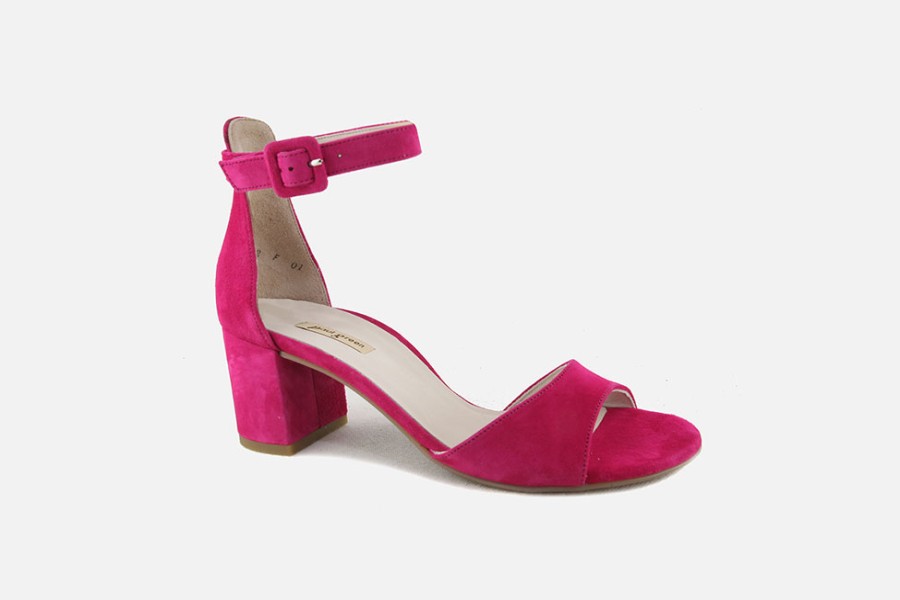 Women Paul Green | Paul Green - Parador Fuxia Sandals On Labotte