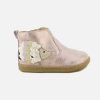 Girls Shoo Pom | Shoo Pom - Bouba Niglo Nude Platine Ankle Boots On Labotte