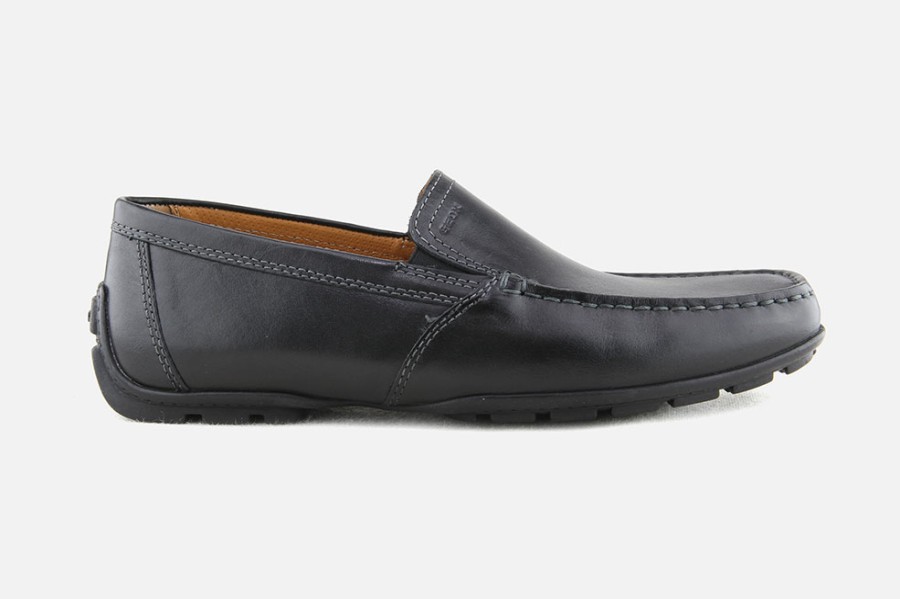 Men Geox | Geox - Moner B Noir Loafers On Labotte