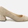 Women Brunate | Brunate - Brunelle Beige Pumps On Labotte