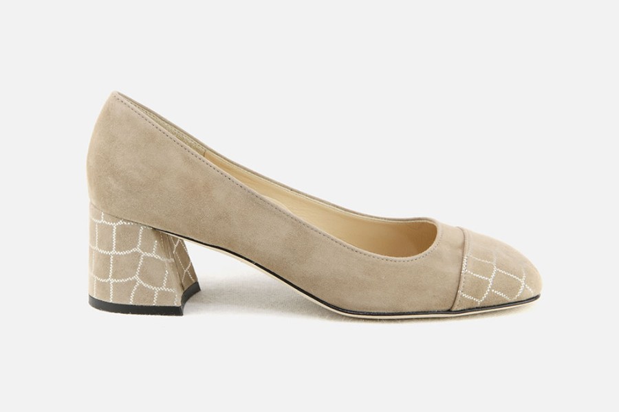 Women Brunate | Brunate - Brunelle Beige Pumps On Labotte