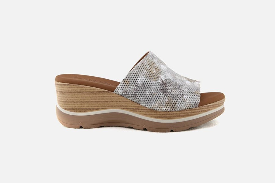 Women Paula Urban | Paula Urban - Naja Floral Sandals On Labotte