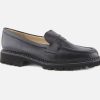 Women Brunate | Brunate - Badge Noir Loafers On Labotte