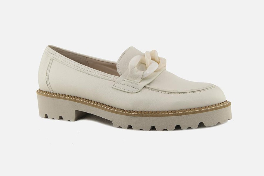 Women Gabor | Gabor - Normandy Craie Loafers On Labotte