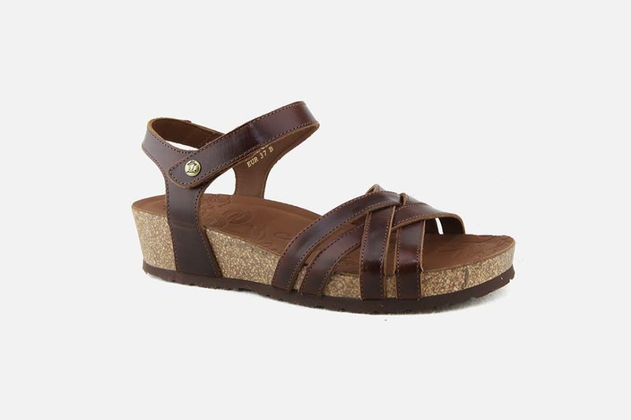 Women Panama Jack | Panama Jack - Chiqui Brown Sandals On Labotte