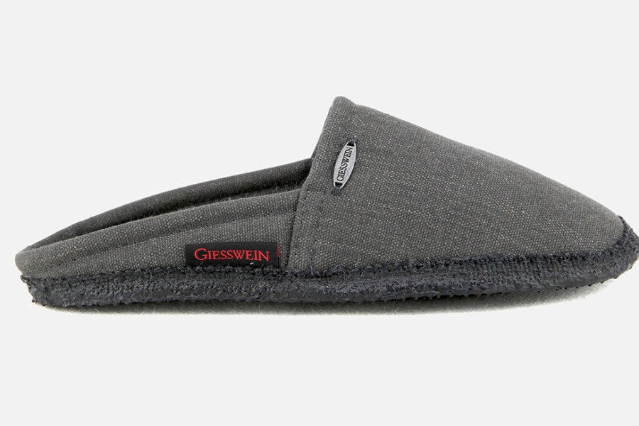 Women Giesswein | Giesswein - Neuchatel Gris Low Slippers On Labotte