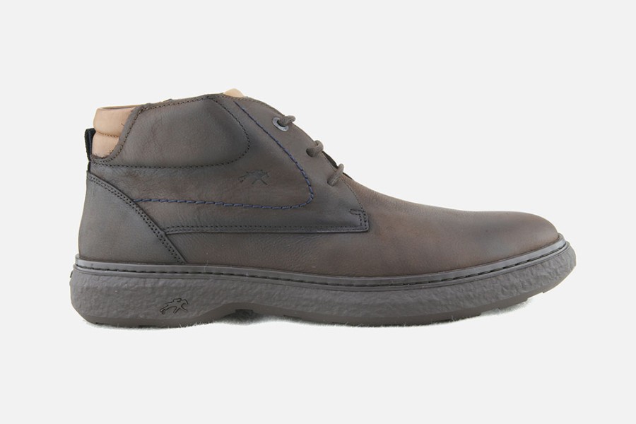 Men Fluchos | Fluchos - Arcadia Marron Lace-Up Boots On Labotte