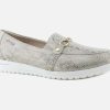 Women Mephisto | Mephisto - Juliana Metallic Loafers On Labotte