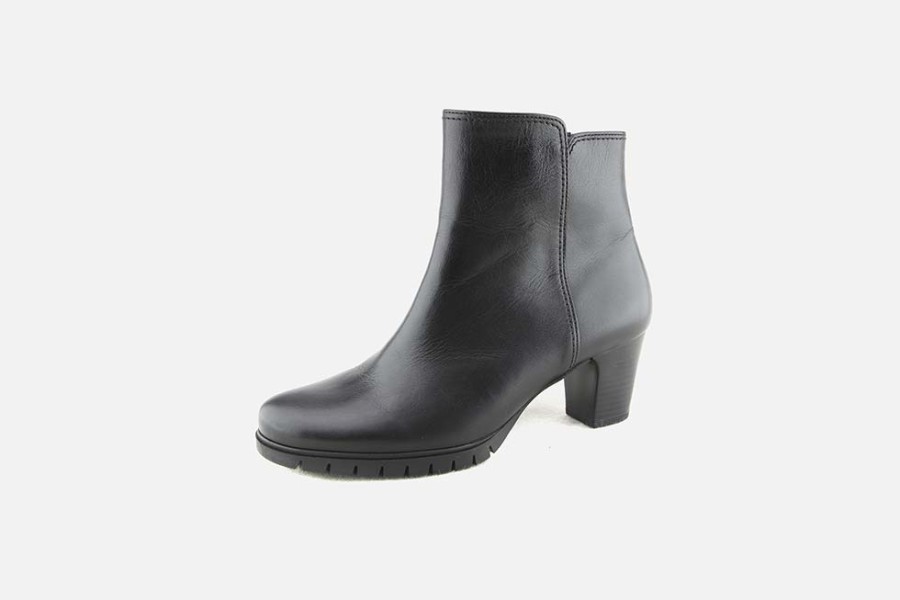Women Gabor | Gabor - Jumping Noir Ankle Boots On Labotte