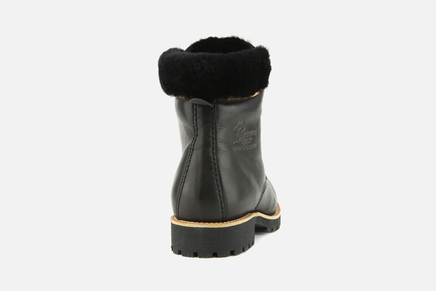 Women Panama Jack | Panama Jack - Panama03 Travel Noir Igloo Lace-Up Boots On Labotte
