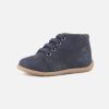 Girls Pom d'Api | Pom D'Api - Stand Up Marine Lace-Up Boots On Labotte