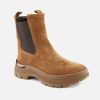 Women Ara | Ara - Calais Chelsea Rust Ankle Boots On Labotte
