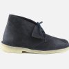 Women Clarks | Clarks - Desert Boot Ink Suede W Lace-Up Boots On Labotte