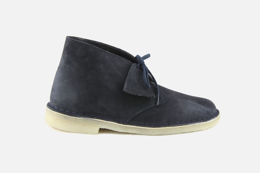 Women Clarks | Clarks - Desert Boot Ink Suede W Lace-Up Boots On Labotte