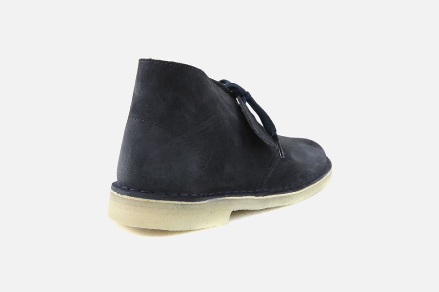 Women Clarks | Clarks - Desert Boot Ink Suede W Lace-Up Boots On Labotte