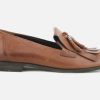 Women Paul Green | Paul Green - Panorama Cognac Loafers On Labotte