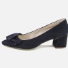 Women Paul Green | Paul Green - Perceneige D Bleu Pumps On Labotte