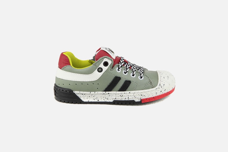 Boys Romagnoli | Romagnoli - Magnum Kaki Lace-Up Shoes On Labotte
