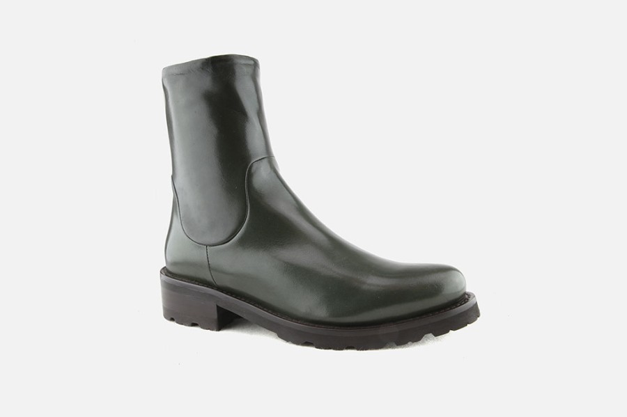 Women Lorenzo Masiero | Lorenzo Masiero - Little Rock Military Ankle Boots On Labotte