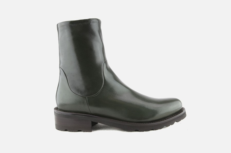 Women Lorenzo Masiero | Lorenzo Masiero - Little Rock Military Ankle Boots On Labotte